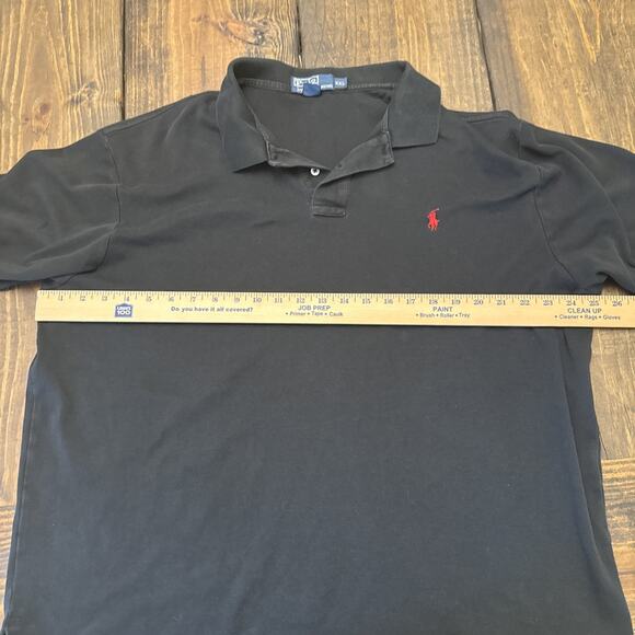 Men’s 2XL Vintage Polo Ralph Lauren Polo Shirt, Soft Cotton, Short Sleeve, Black - Picture 5 of 6